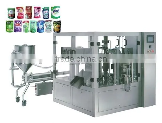 Automatic Preformed Pouch Ketchup Packing Machine photo-2