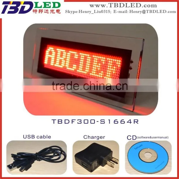 High-definition and Beautiful Crystal Screen Led Display/crystal Led Display Screen Sign/led Mini Moving Message Sign Board photo-5