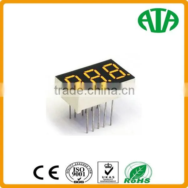Yellow 0.56 Inch 7 Segment Led Numeric Display 3/triple Digits photo-5