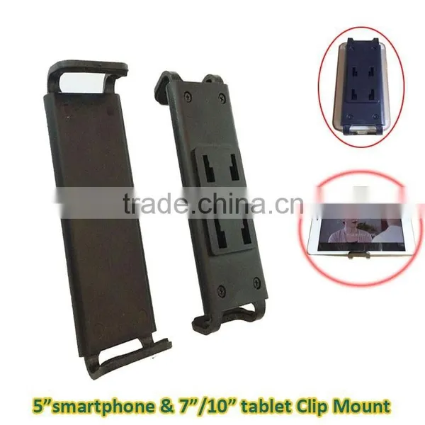Universal Retractable 5" Cell Phone 7"/10" Tablet pc Tripod Clip Mount Adapter Universal Stand Holder