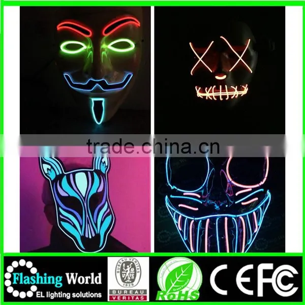 Usa Flashing COSPLAY Merry Christmas Custom Cool Masquerade Masks photo-5