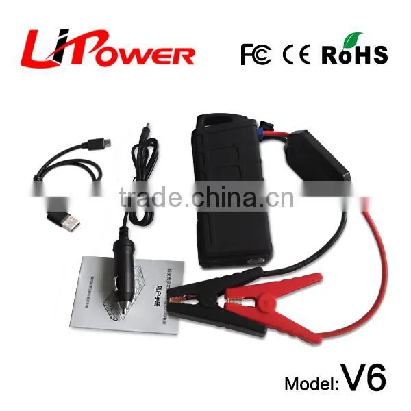 Manufacturer of 12000mAh 12 Volt Lithium Ion Battery Ignition Starter Emergency Jump Starter With LED Light Generator photo-4