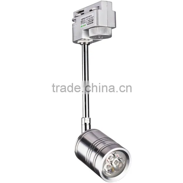 HUGEWIN 3W LED track spot light 220V 240-270 lm HSD203 silver lamp