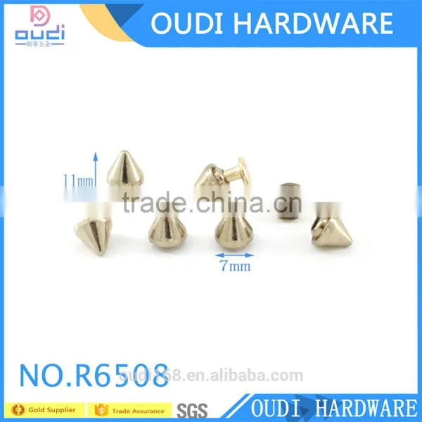 SGS Ccertificated Copper Material Bullet Shape Garment Accessories Garment Button photo-2