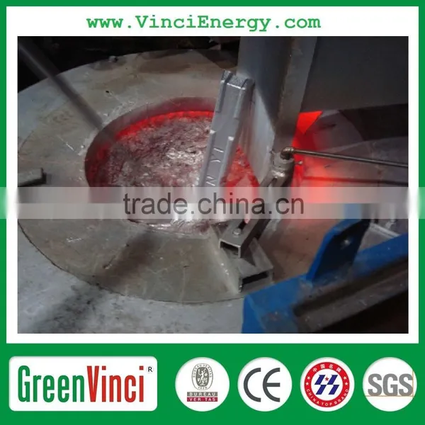 2015 New Automatic Industrial Biomass Wood Pellet Burner Aluminium Melting Furnace
