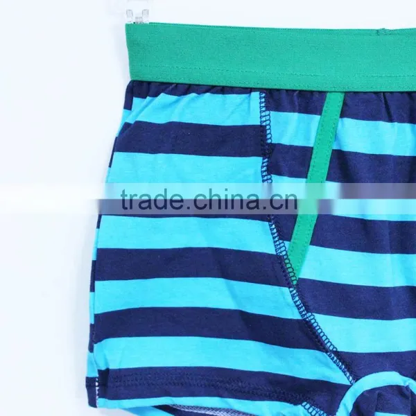 China Children's Underwear Factory Stylish Stripe Pattern Boys Underwear Kids photo-2