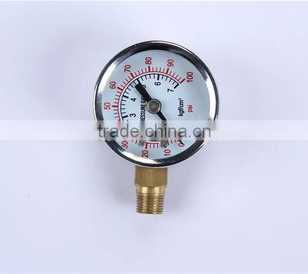 2016 Special Design Hot Sale Durable LightWeight Easy To Readcheap Mini Pressure Gauge photo-2