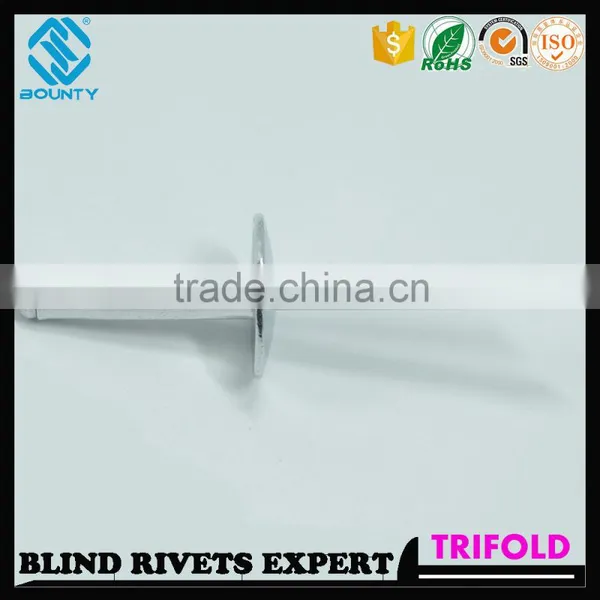 HIGH QUALITY FACTORY LARGE FLANGE HEAD TRI-FOLD BLIND RIVETS FOR GLASS CURTAIN WALL photo-2