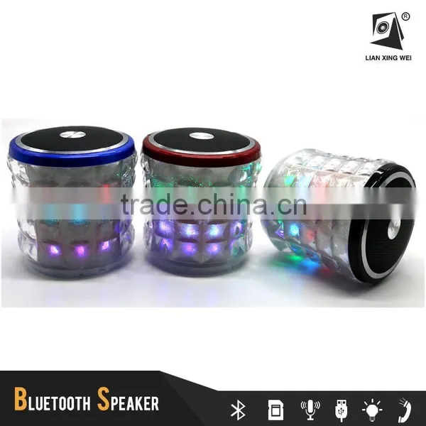 Fashionable Design Colorful Lighting Bluetooth Speaker With Led Light