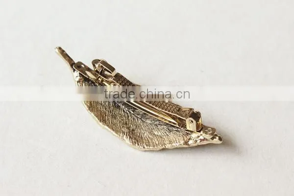Euramerican Headwear Wholesale Alloy Hairpin,vintage Metal Leaf Barrettes Clip,women Hairpin Headdress Wholesale photo-4