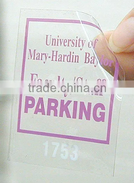 Static Vinyl Window Sticker