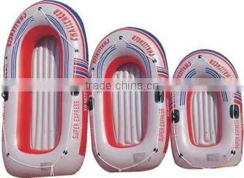 Pvc Inflatable Plastic Boat With Paddles/PVC Boat