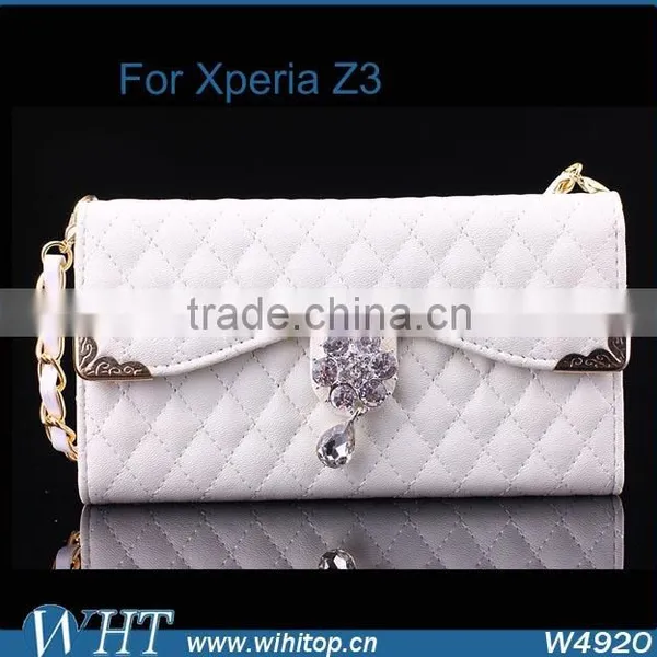 Fancy Cell Phone Case for Sony Z3, Wholesale for Sony Xperia Z3 Leather Case photo-3