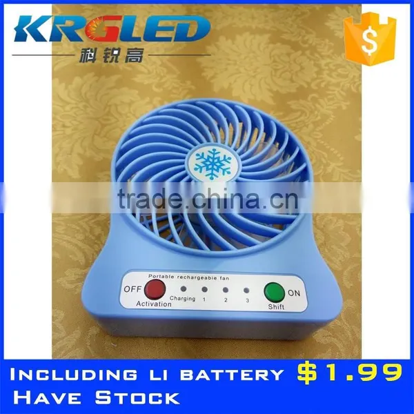 2016 Hot Sale Flexible Rechargeable Mini Fan Cheap Mini Fan photo-5