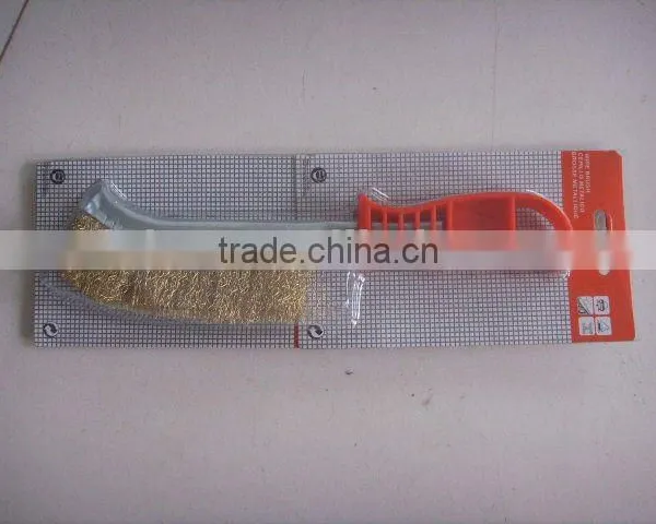 Wire Brush With Plastic Handle