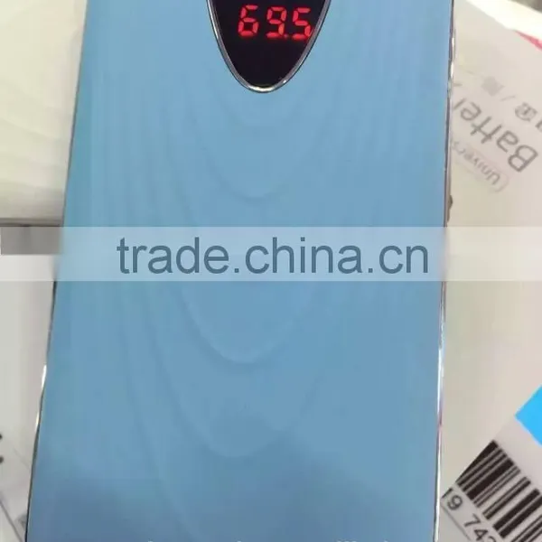 Creative Wave Shape Design Custom Laser Engraving Logo ABS Plastic Material LED Flash Lighting 20000mAh Power Bank Charger photo-3
