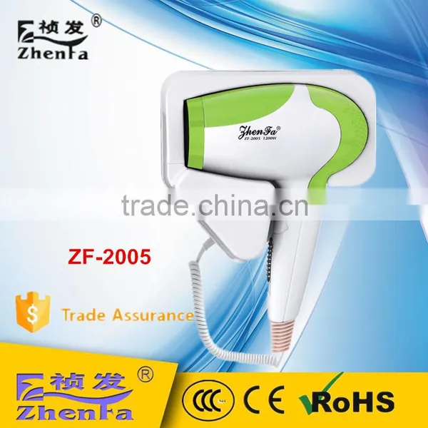Super Mute Wall Mounted Hotel Hair Dryer ZF-2005
