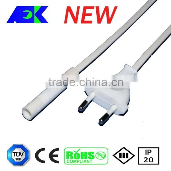 Led Pendant Light 250V 2.5A AC Power Cord Mikro-stecker Euro Plug to 250MP Male Connector photo-2