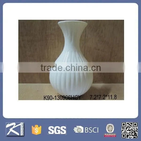 High Grade Chinese White Porcelain Flower Vase photo-2