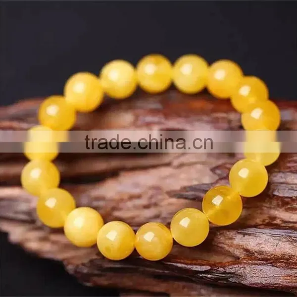A Generation of Pure Natural Beeswax Hand String Bracelet Single Ring Bracelet Baltic Amber Beeswax Ornaments Factory Wholesale photo-6