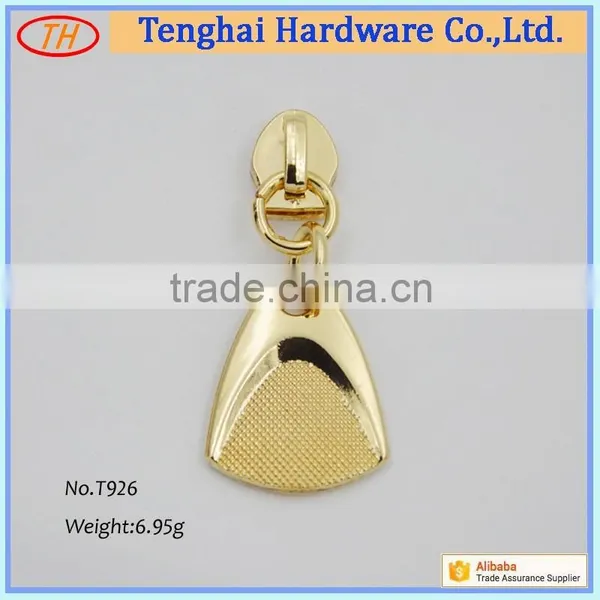 Hight Quality Factory Price,fan-shaped Metal Zipper Slider for Garment Accessories