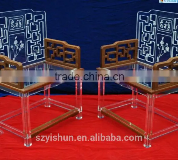 Best Price Acrylic Ghost Hotel Chairs Backrest Ghost Chairs Dining Ghost Chairs photo-2