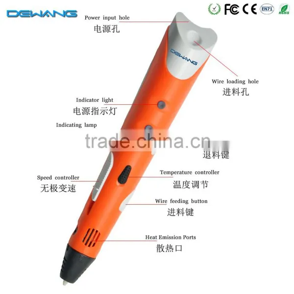 2016 New Design First Generation 3D Pen And 3D Print Semi-Automatic Digital Printer Pens 3d Printer Pens photo-4