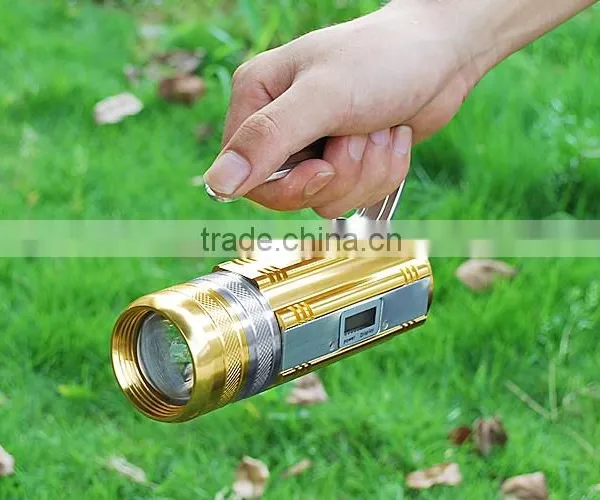 A-ok 3W White LED+3W Blue LED +3 LED Aluminium Fishing Light With Support and Charger photo-5