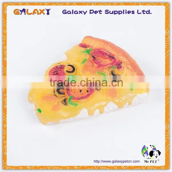 VT4070 Food Themed Vinyl Squeaky Toys Hamburger Hot Dog Pizza Steak Dog Toys photo-4