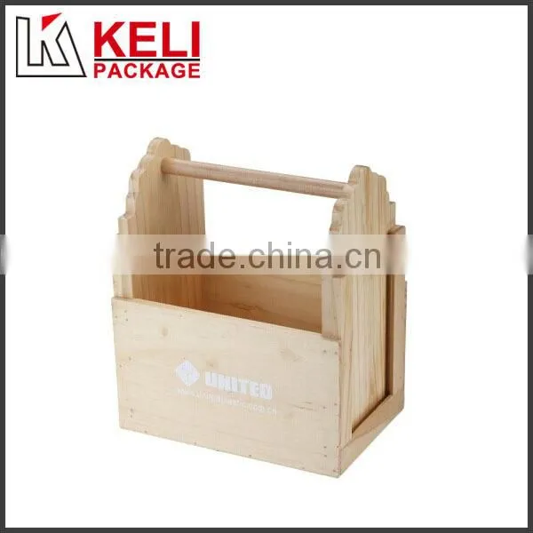 Custom Wooden Tote for Beer
