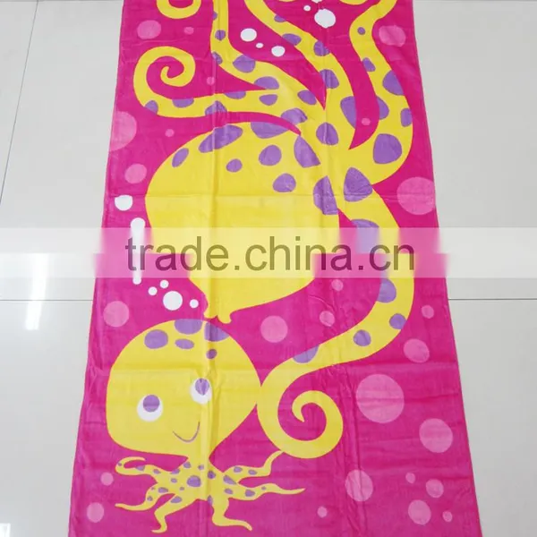 2016 NEW Wholesale Personalized High Quality Octopus Printed Beach Towel photo-2