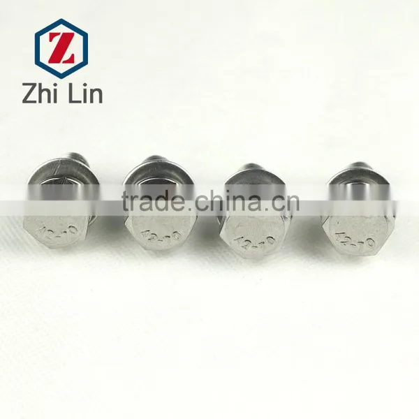 Stainless Steel Hexagon Bolts Flat Washers and Spring Screws Assemblies M10