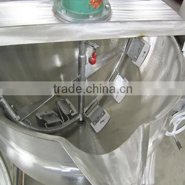 Jacketed Steam Sugar Cooking Pot With Stirrer photo-2