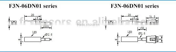 Q6 SN1mm 12-24V DC Small Square Inductive Proximity Sensor With CE photo-6