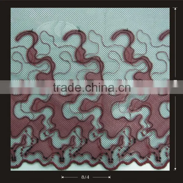 Embroidery Wave Heat Cut Lace