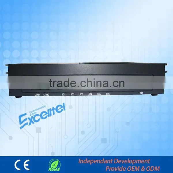 Excelltel /PABX System / SOHO PBX / Mini Pbx/MD206 2 CO Line 6 Extension for Home and Office photo-2