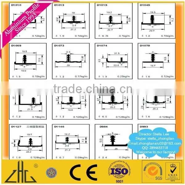 Wow!! Aluminium Profile Hole CNC Factory/shower Enclosure Aluminium Profile in Foshan/polished Shining Aluminium Profile uv Trim photo-4