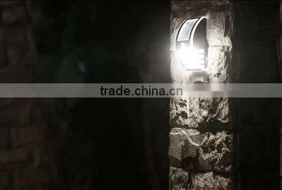Patent Design 3LED Stainless Steel Solar Pillar Light Solar Wall Light PIR Motion Sensor photo-3