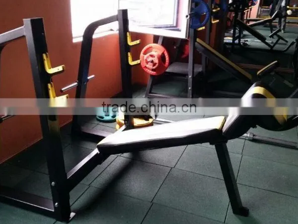 JG-1639 Professional Free Weight Commercial Fitness Equipment /Gym Machine/ Olympic Decline Bench photo-3