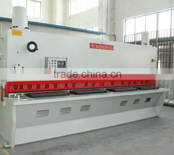 QC11Y-16X4000 Depth Throat Cisailles Guillotine Hydraulique With Carrier Rollers photo-3