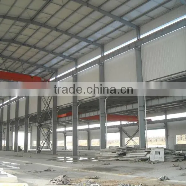Steel Structure With Galvanized Volumes & Wide Galvanized Steel