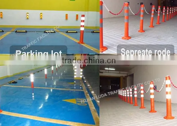 Unbreakable EVA Flexible Roadway Plastic Barrier Post With Super Bright Reflective photo-5
