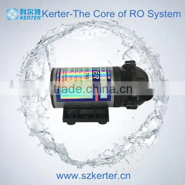 Plastic Base Quick Fitting 75GPD RO System Booster Pump photo-2