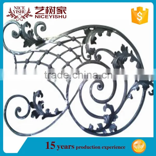 Huge Sales Scroll Rosette Top-ranking Wrought Iron Components photo-3