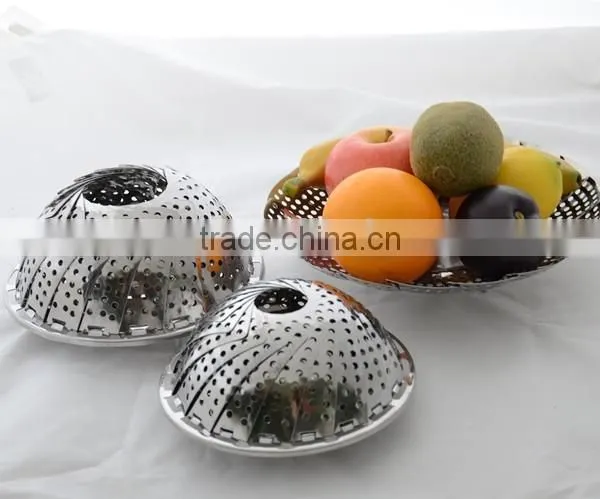 Beautiful Design 3 Size Stainless Steel Fruit Tray photo-2