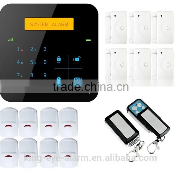 Smart Touch Keypad CE Approved 850/900/1800/1900MHz Intelligent Gsm Home Alarm System photo-4