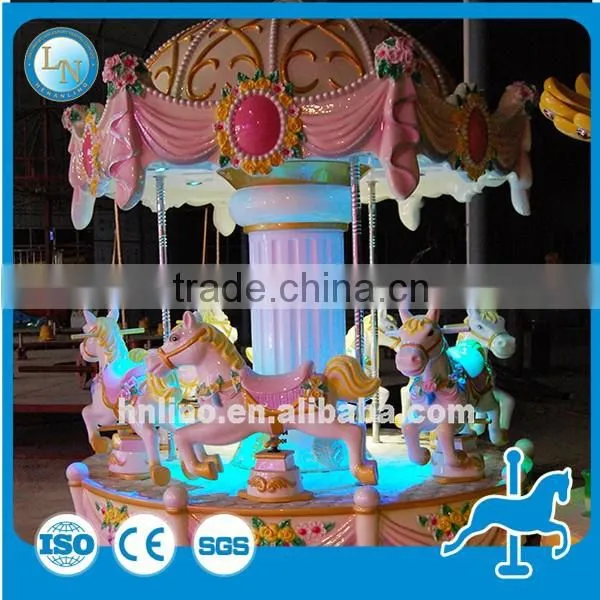 Christmas Mini Cute Musical Carnival Rides Merry Go Round for Kids photo-5