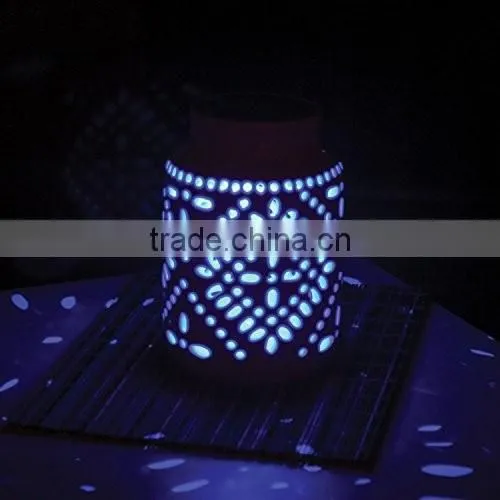 Hanging Led Ceramic Solar Lantern Light photo-3