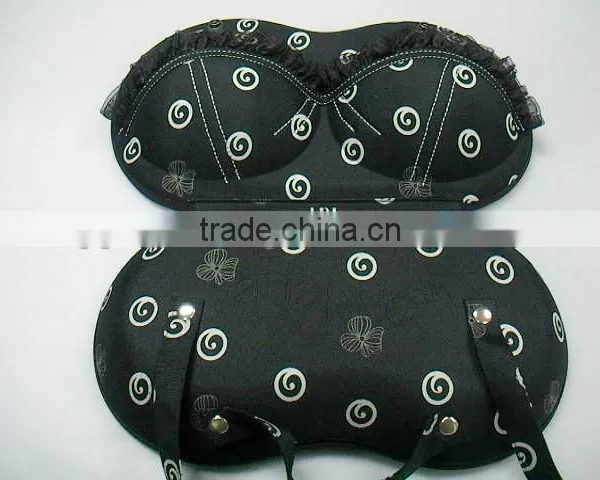 GC-Fashion Good Shaped Denim Fabric Custom Eva Bra Bag for Lady photo-2
