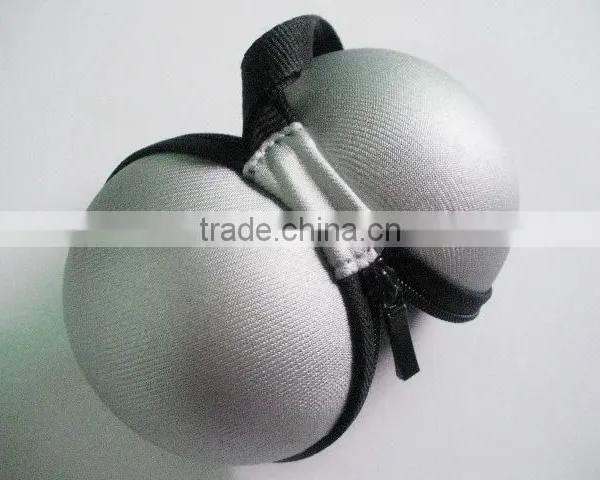 GC- Silver Color PU Leather Covering Ball Shape EVA Mould Case photo-5